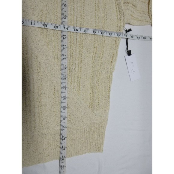 ASTR wrap front pointelle knit sweater - Picture 9 of 11